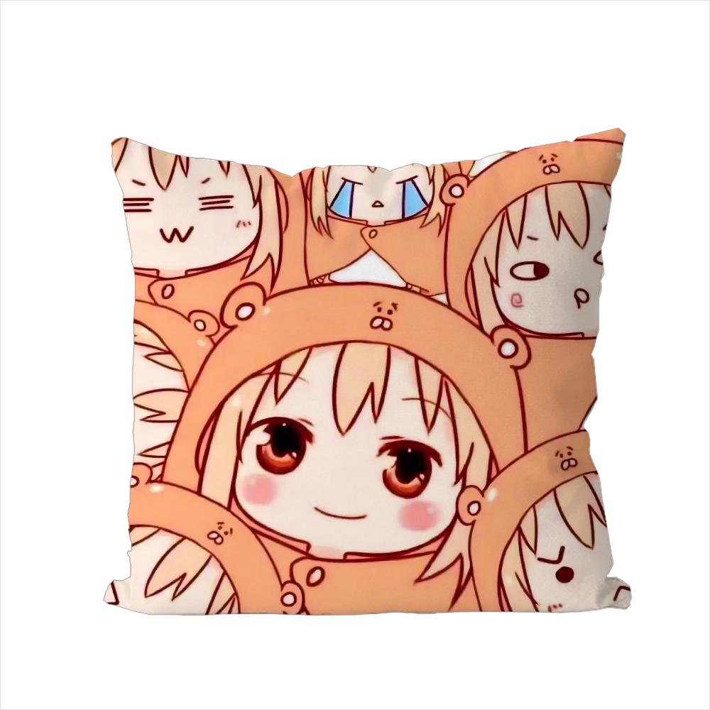

Umaru Doma Pillow Case For Car Sofa Decorative Home Doublesided Print Plush Square Throw Pillow Cushion Cover 30x30cm