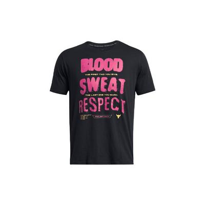 Letter Print Crew Neck Loose Short Sleeve T-Shirt Men Tops Black 1383304-001