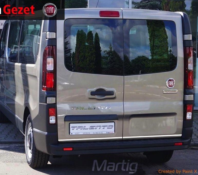 Fiat Talento - Chromleisten für die Heckklappe