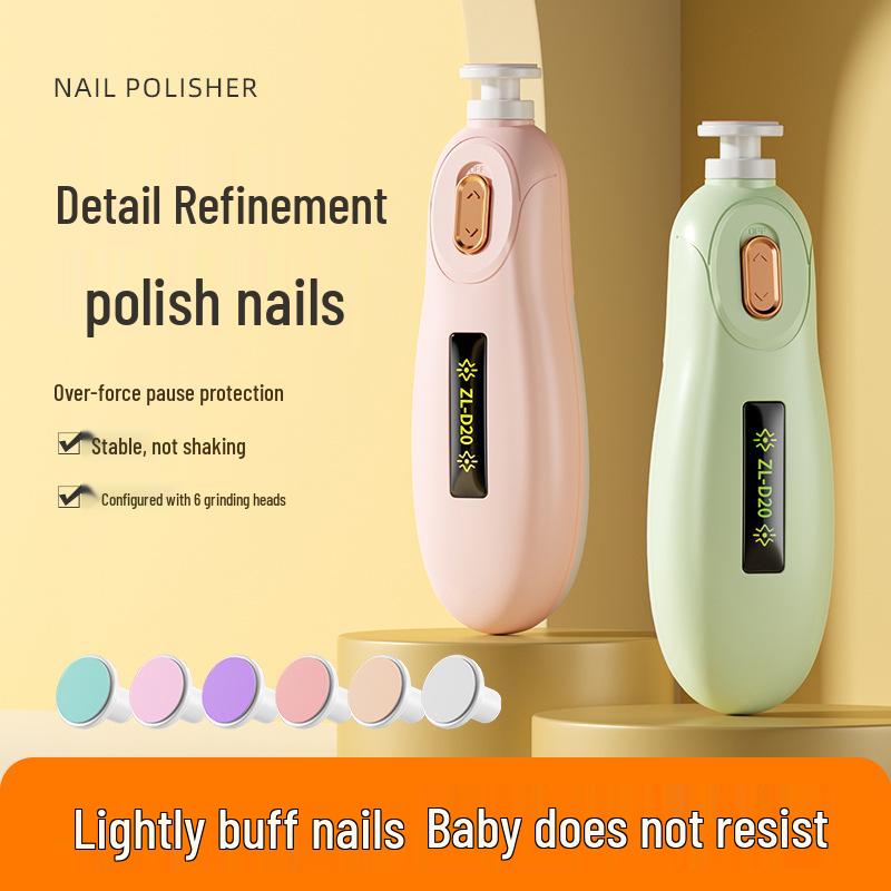 

Електрична дитяча пилка для нігтів: Безпечний манікюр для немовлят та малюків Fruit Green