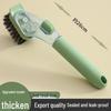 Long-Handled Dishwashing Brush with Automatic Liquid Dispensing and Steel Wire Bristles for Pot and Pet Cleaning.