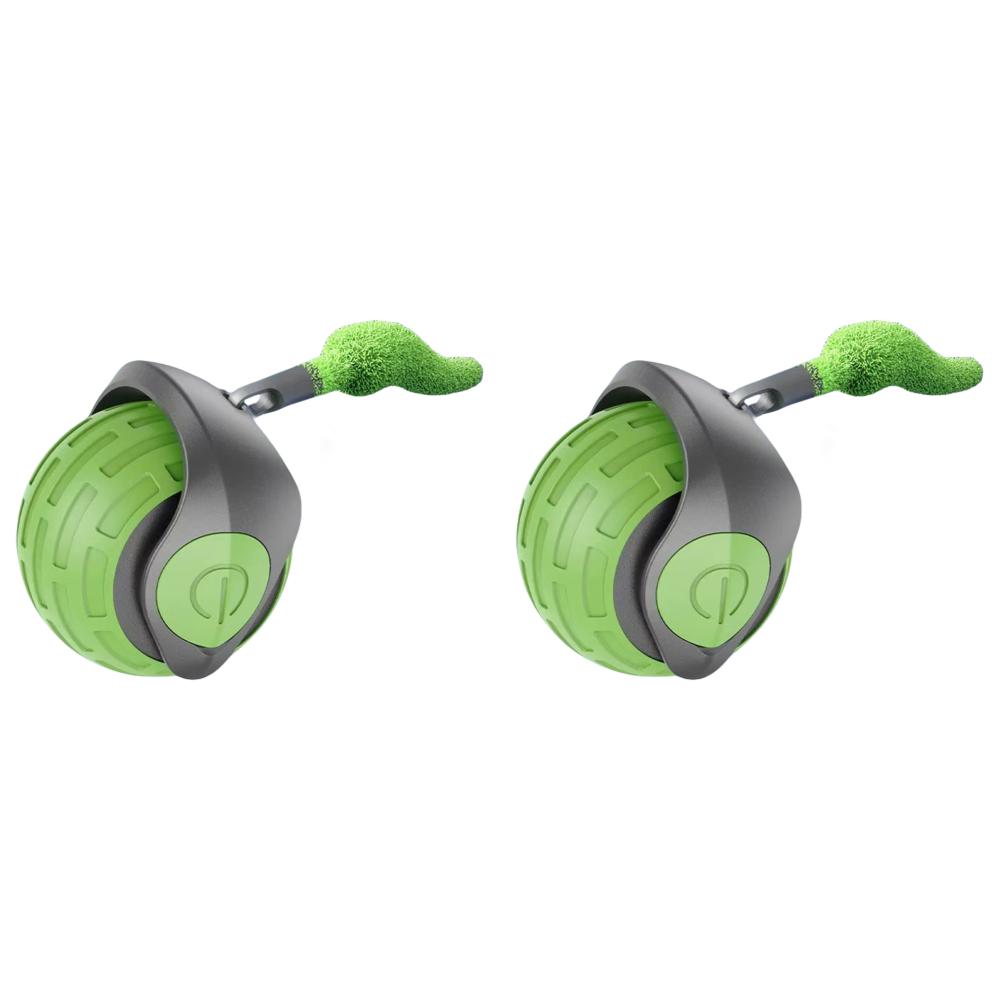 Cat Interactive Ball Toy, Automatic Rolling Ball with Tail, Rechargeable Smart Pet Interactive Toy, Intelligent Cat Toys Pet Sup