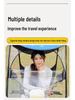 Detachable Electric Car & Motorcycle Umbrella: Rainproof & Windproof Sunshade Canopy with Quick Release, Cartoon Design