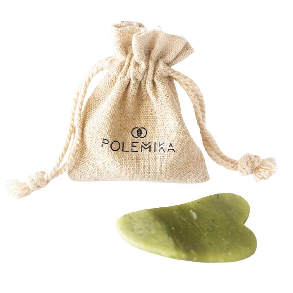 Polemika Jadeite Gua Sha Facial Massage Tool - Jadeite gua sha plate for facial massage