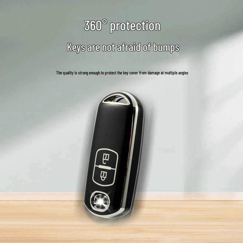 Mazda Axela 2-Button Key Case for CX-4, CX-30, Mazda 6 Atenza, Mazda 3, Xingcheng, Ruiyi