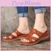 Summer Womens Open Toe Pu Sandals With Cross Strap Hollowout Platform For Beach And Casual Wear