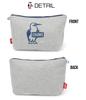 CHUMS Booby Print Tasche, Kosmetiktasche, Kleinteile-Etui CH60-3828 (G005: Heather Gray)
