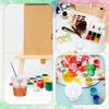 24 Packs Paint Cups With Lids For Kids No Spill Learning Color Cups Reusable Paint Containers With Lids For Young Artist