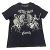 American style new men's summer skull print comfortable soft breathable round neck T-shirt outdoor fashionable high street top