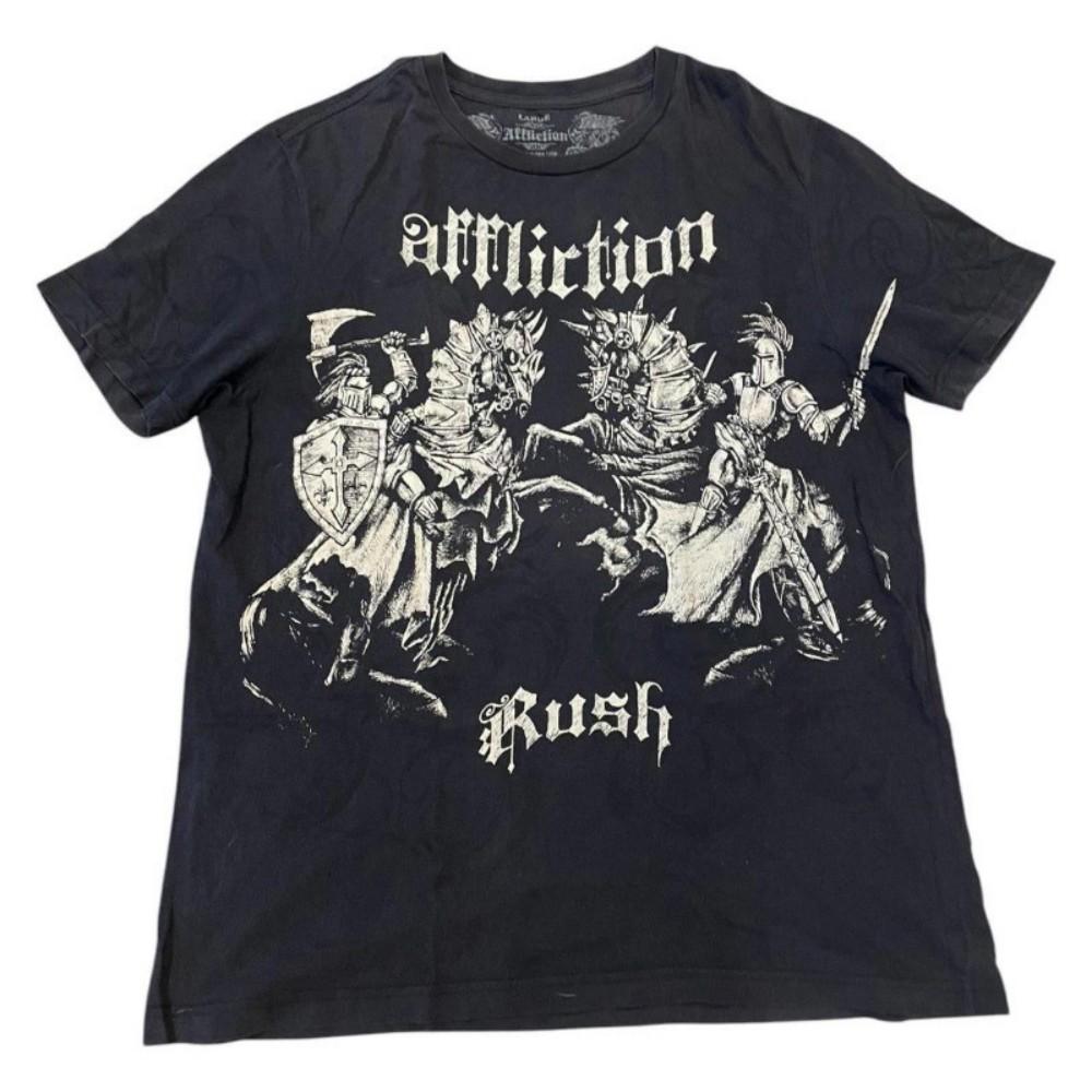 American style new men's summer skull print comfortable soft breathable round neck T-shirt outdoor fashionable high street top
