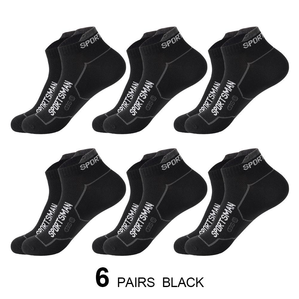 Men's Mid-Calf Sports Sweat-Absorbent Cotton Socks for Running, Cycling, Fitness, and Basketball