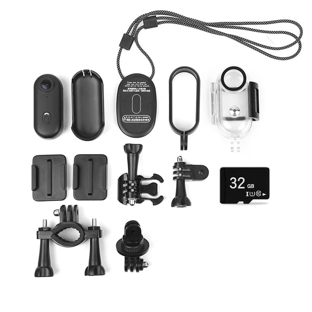 1080P Tiny Action Camera WiFi Sports Camera 120 degrees Wide Angle Lens Video Camera with Magnetic Lanyard Back Clip