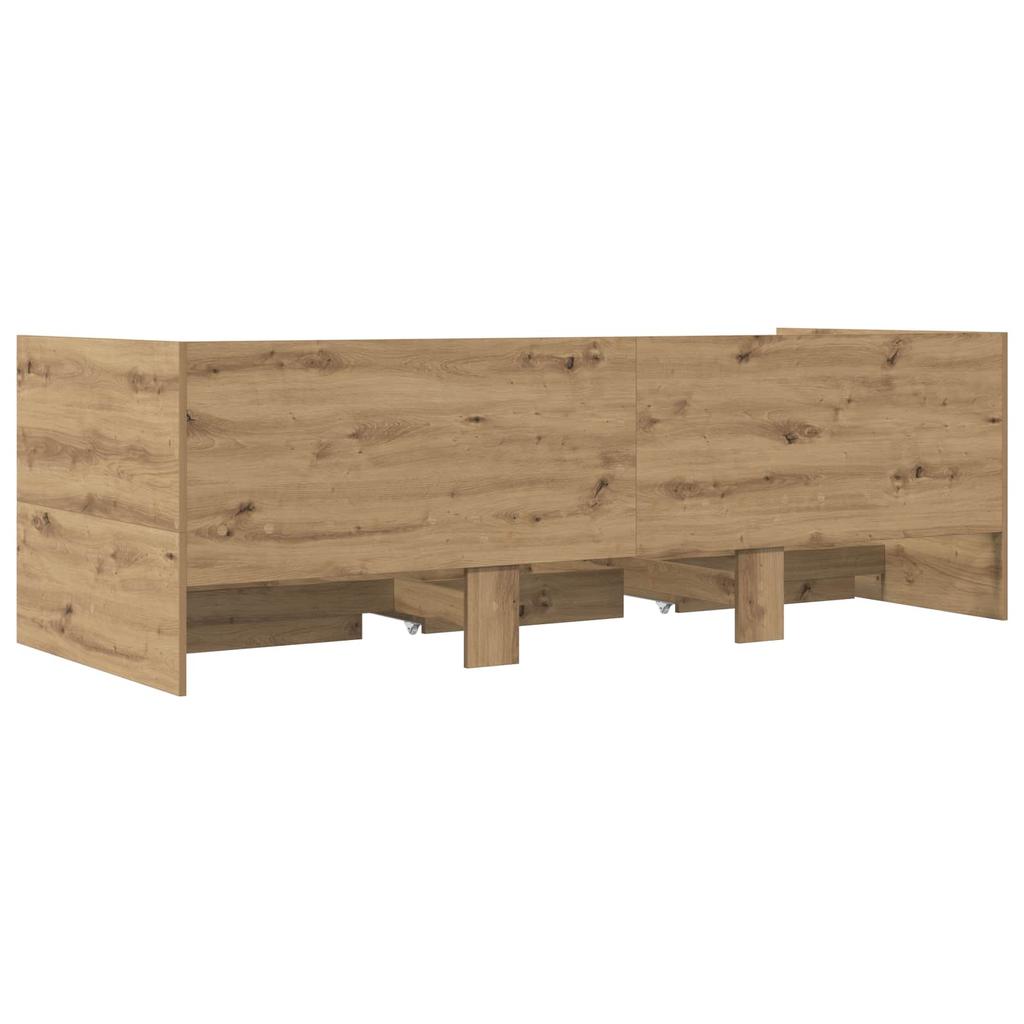 Daybed with Drawers Craft Oak Engineered Wood