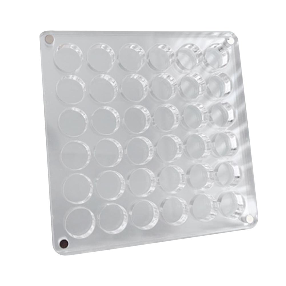 Multi Functional Transparent Acrylic Box for Storing Shells and Crystals Designed with a Convenient Magnetic Locking System