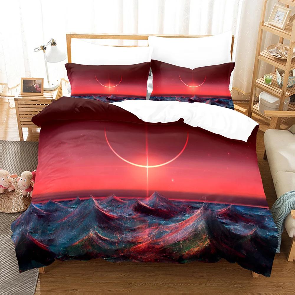Abstract Art Duvet Cover Set Black and White Pattern King Queen Size for Kids Boys Girls Bedding Set Polyester Comforter Cover