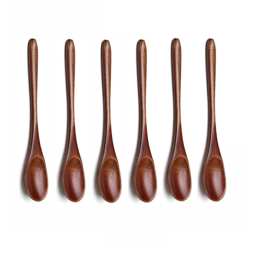Tableware Cooking Utensils Dessert Kitchen Tools Wooden Spoon Soup Spoons Tea Spoon Coffee Spoon