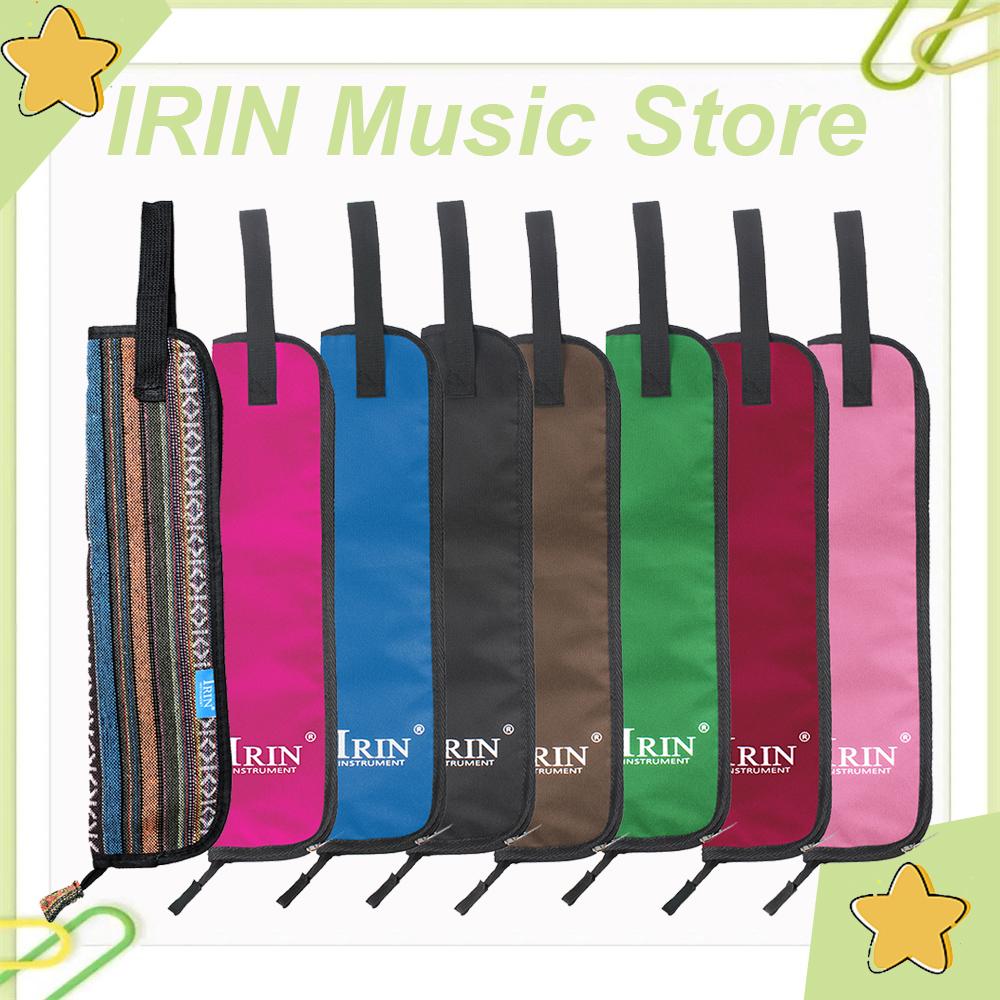 IRIN DrumStick Bag Ethnic Style Oxford Cloth Drumstick Thicken Case Large Capacity Handbag Percussion Instrument Durable Parts