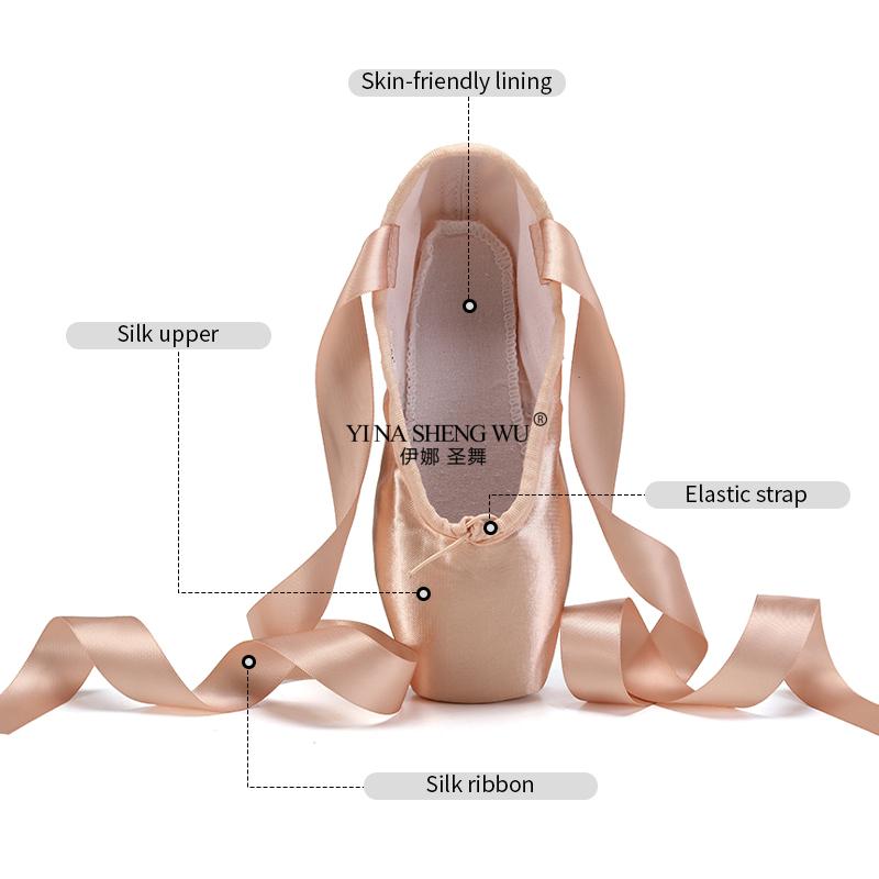 Kinder und Erwachsene Ballett Tanzschuhe Mädchen Ballett Pointe Schuhe Professional mit Bändern Schuhe Serie klassische Frau Ballettschuhe