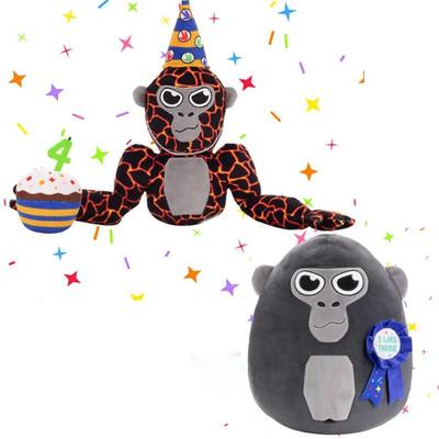 2025 Peluche Monke Gorilla Tag Dessin Animé Jeu Doughboi Peluche Mignon Oreiller Rembourré Doux Décoration de Chambre Poupée Jouet Kawaii Cadeau Enfant