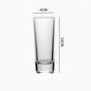 6pcs Crystal Glass Cup Creative Exquisite Long Glass Can Hold Whisky Home Kitchen Hotel Bar Friends Colleagues Party Available
