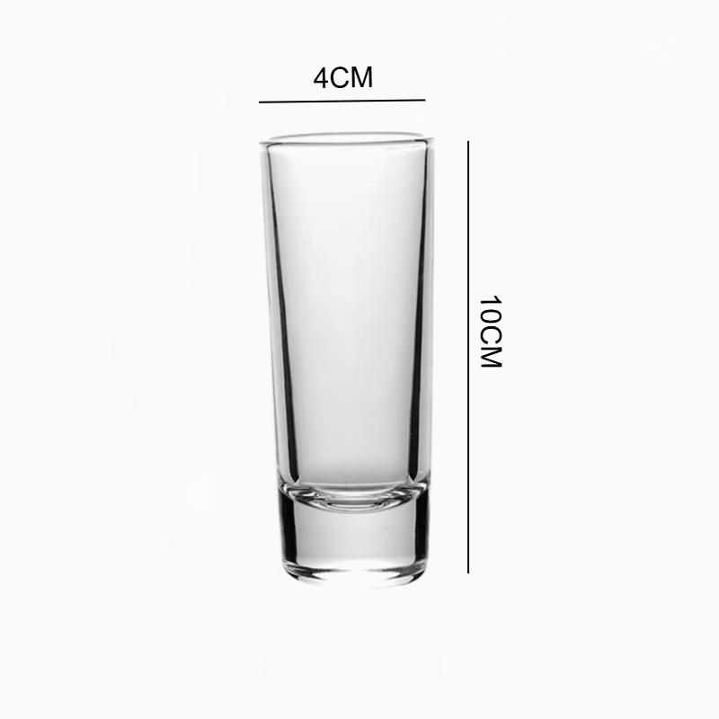 6pcs Crystal Glass Cup Creative Exquisite Long Glass Can Hold Whisky Home Kitchen Hotel Bar Friends Colleagues Party Available