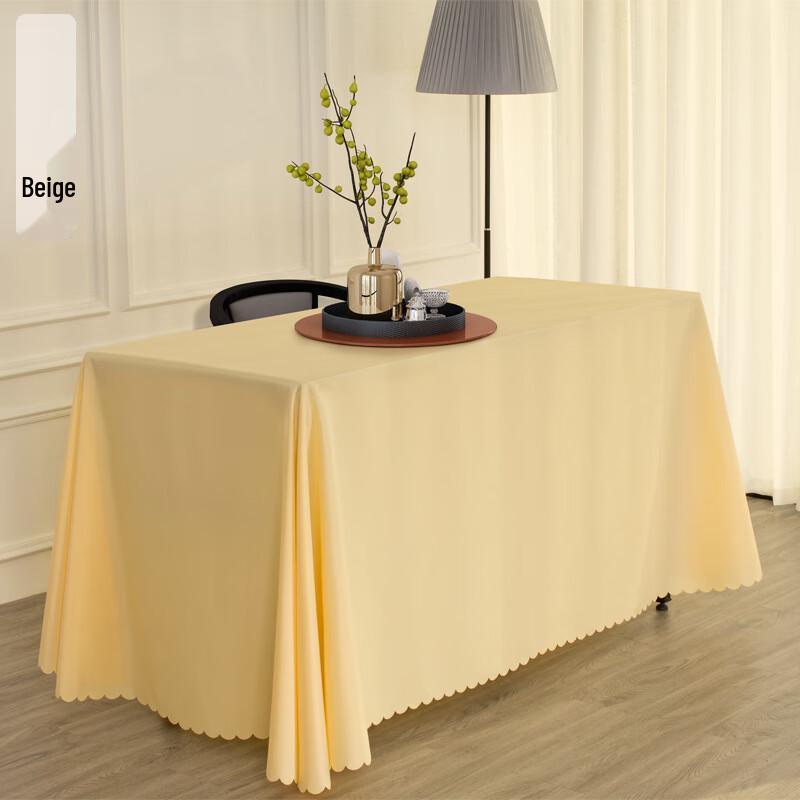 Solid Color Conference & Event Tablecloth 140x180cm