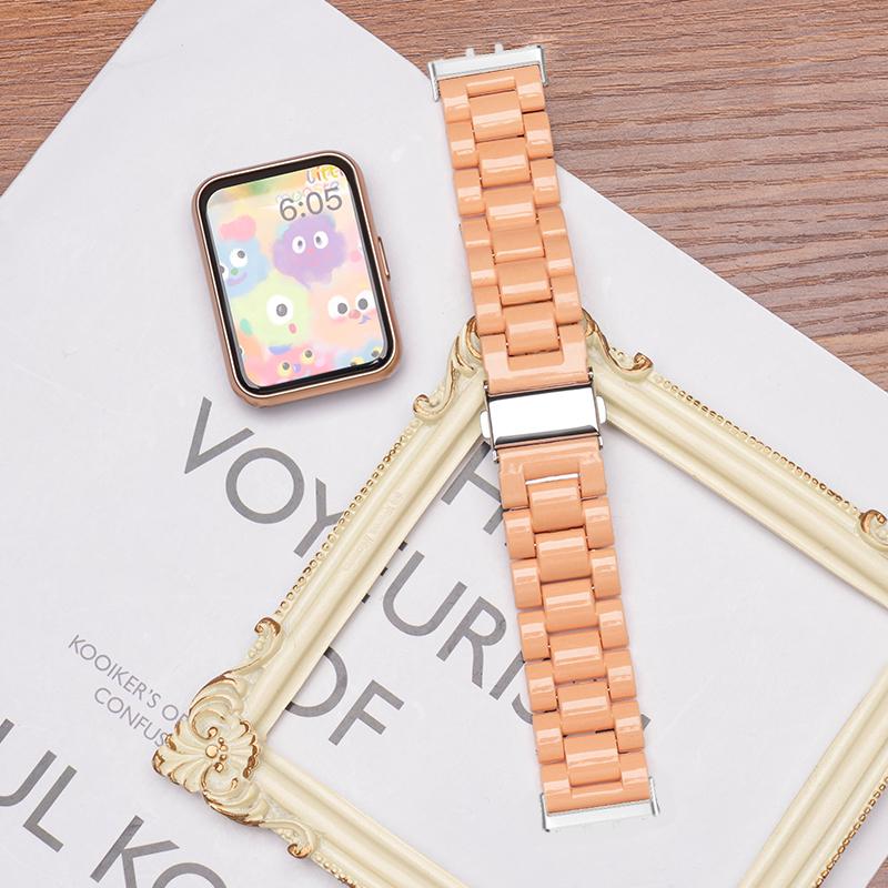 Candy Rainbow Band For Samsung Galaxy Fit 3 Fashion Loop For Samsung Fit 3 Smart Watch Correa Accessories