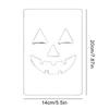 Halloween Pumpkin Ghost Bats Face Embossing Die Cuts Stencils Carving Stencils for DIY Pumpkin Carving Wood Walls Art Decor