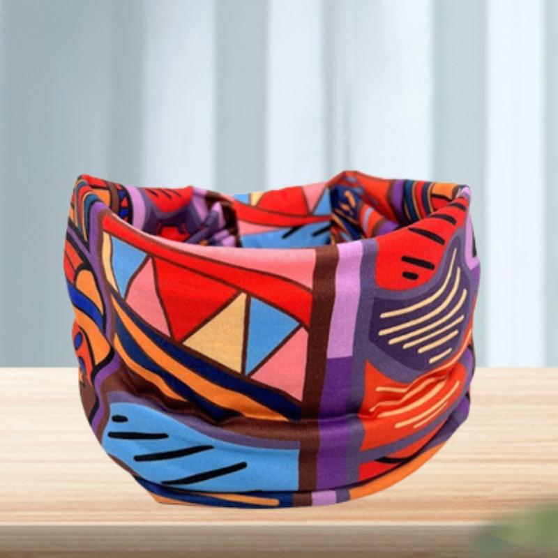 Široké čelenky pro ženy Vázaná čelenka Africké dámské zábaly na hlavu Pružné doplňky do vlasů Pásky Barviva na kravaty 4 balení