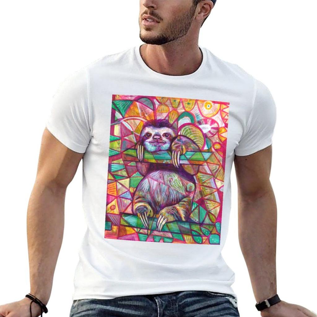 Sloth Love TShirt Essential T Shirt T Shirts for Man Cotton Soft TShirt