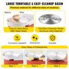 Electric Pottery Wheel Ceramic Machine 25cm Pottery Wheel Machine 280W Pottery DIY Kit with Shaping Tool Kit for Ceramic Work Ceramics Clay