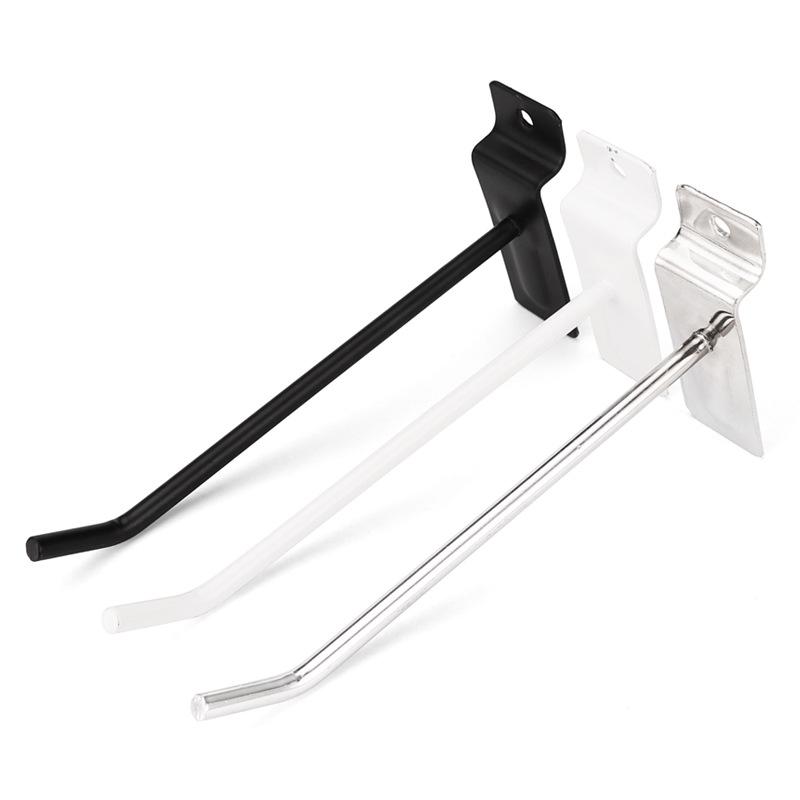 Slotted Aluminum Panel Hooks for Mobile Phone Store Displays