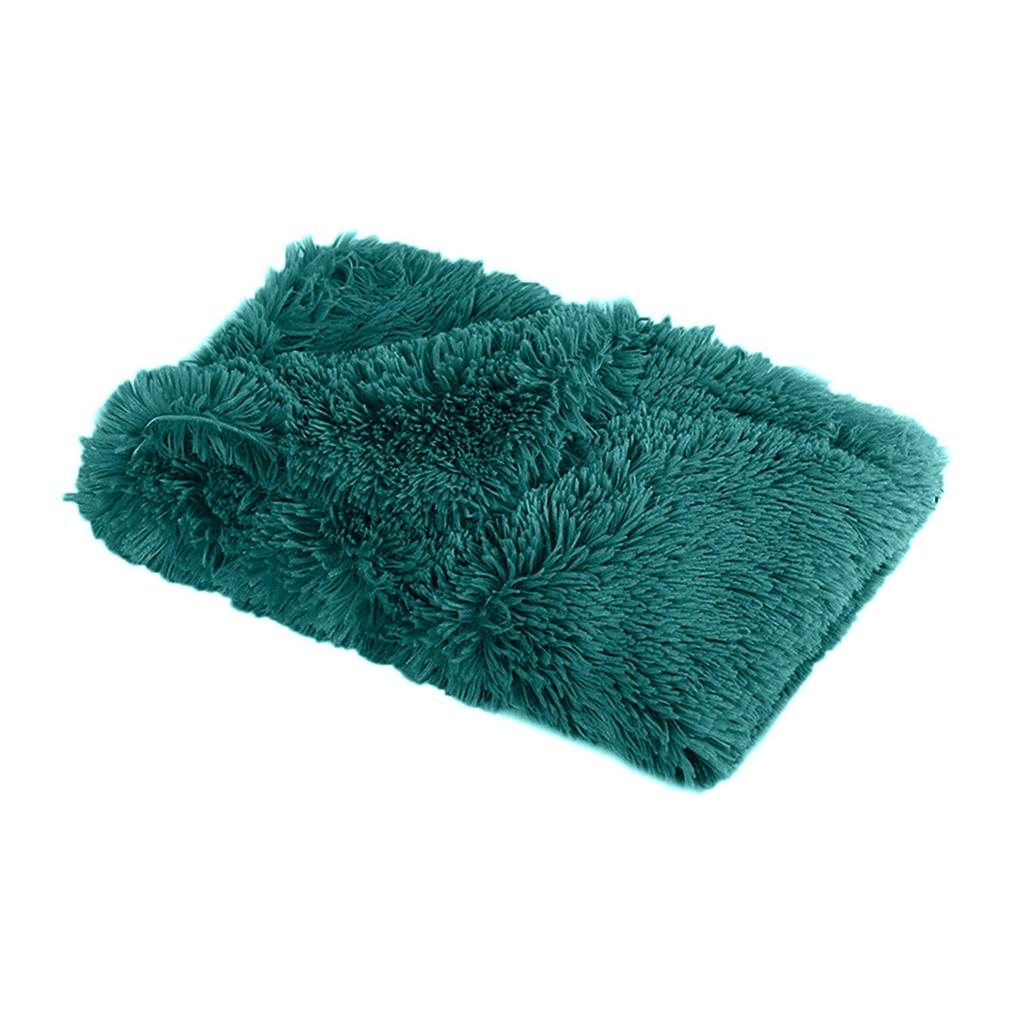 Home Warm Pet Dog Blanket Cat Blanket Pet Plush Mat Solid Color Pet Mat