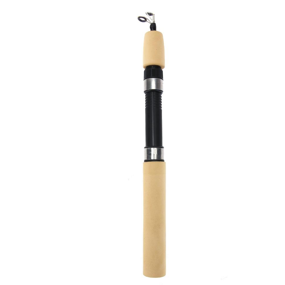 Mini Telescopic Ice Fishing Rod Portable Carbon Fiber River Shrimp Carp Fishing Pole for Winter Fish Rods Tackle 60/80/100cm