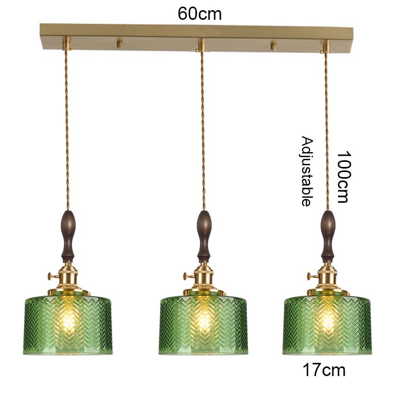 Vintage Creative Glass Metal Pendant Lights Fixture Retro Loft Style Bar Restaurant Kitchen Room Indoor Hanging Lamp Luminaire
