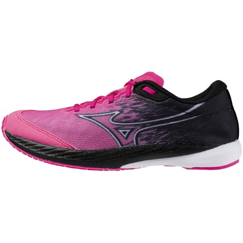 

Шиповки Mizuno Wave Duel 4, Легкие и с амортизацией для клубных занятий, Легкая атлетика, 800 м и выше, Женские, Розовый x Белый x Черный, Размер 23,0