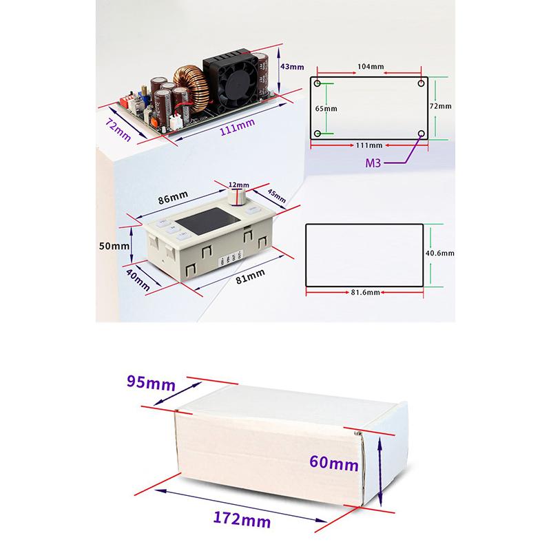 Xy7025 70V/25A/1750W CNC Stabilisiertes Spannungs-Netzteil-Wandler CC CV Konstante Spannung Konstanten Strom Abwärtswandler Modul
