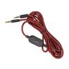 Headphone Cable Built in Mic Replacement Headset Wire with Volume Control for Logitech G433 G233 G Pro G Pro X PC Phone