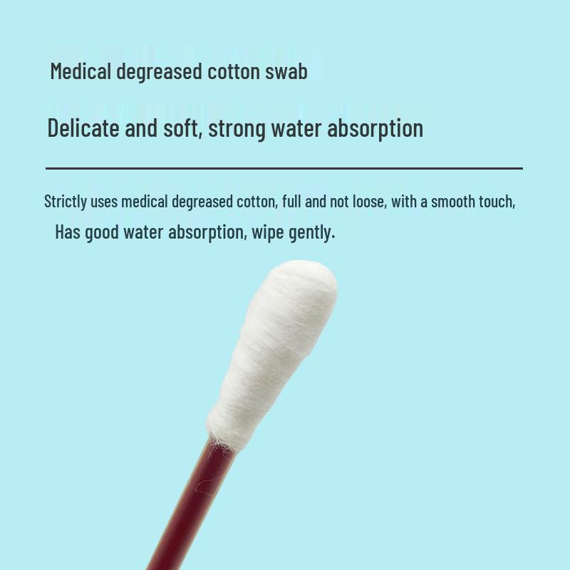 Povidone-Iodine Disinfection Cotton Swabs for Wound Care - Individually Packaged