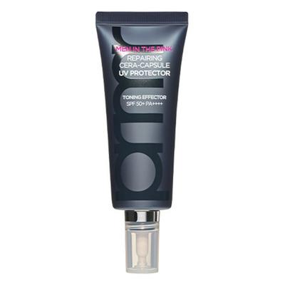 Man In the Pink Repairing Cera Capsule UV Protector Toning Effector SPF 50+ PA++++, 1 Piece, 40ml