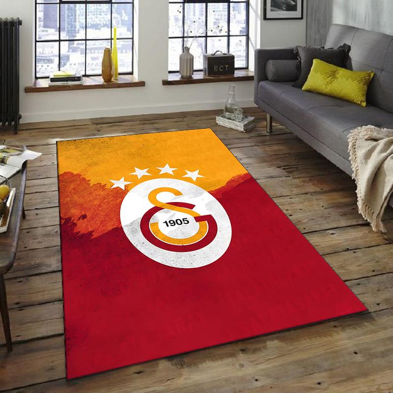 1pc Football Team Design Area Rug - Non-Slip, Soft & Cozy Floor Mat for Living Room, Bedroom, Office - Indoor/Outdoor Decorative Carpet