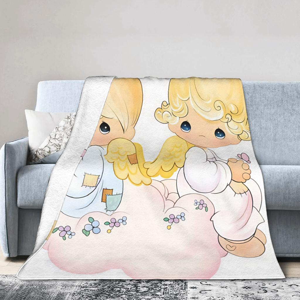 Precious Moments Blankets Super Warm Comfortable Plush Throw Blanket For Girls Boys Bedroom Flannel Bedspread Bed Cover