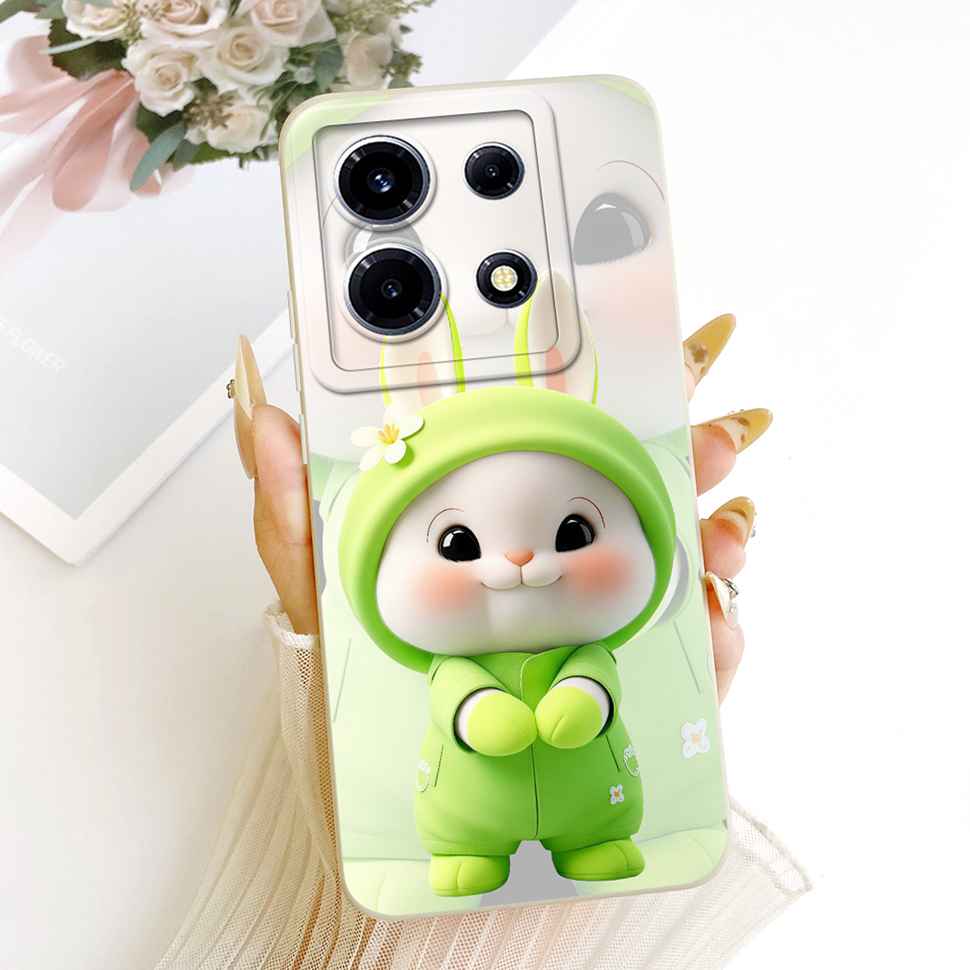 For Infinix Note 30 VIP 4G Case Sunflower Lucky Print Silicone Back Cover For Infinix Note30 VIP X6710 Bumper Phone Cases