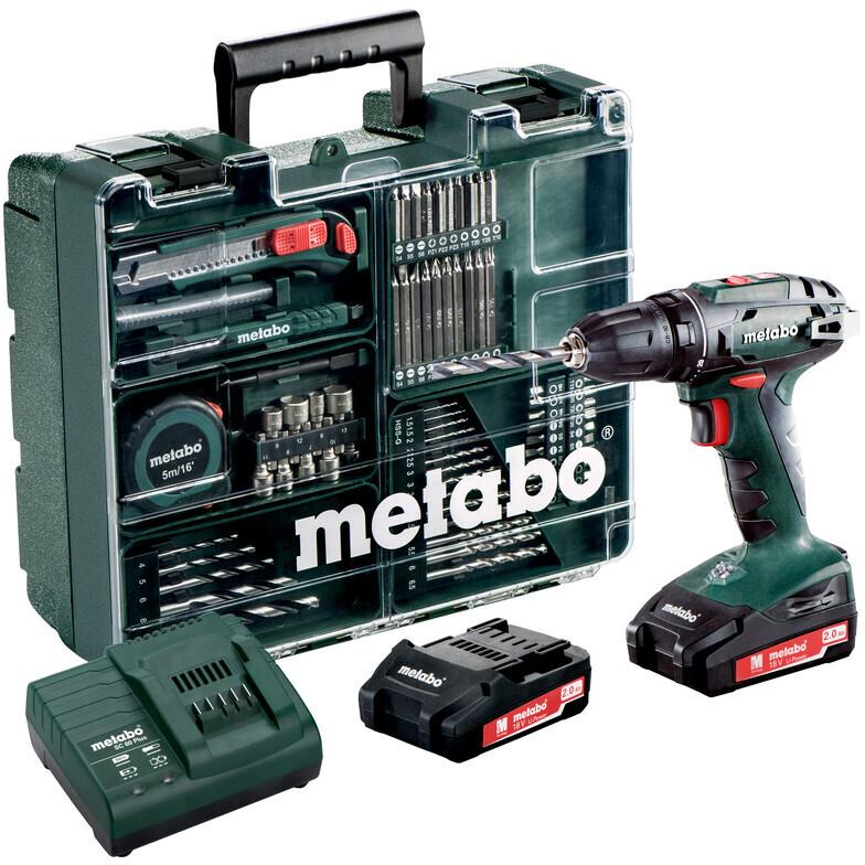 Дрель-шуруповёрт Metabo BS 18 Set Mobile Werkstatt