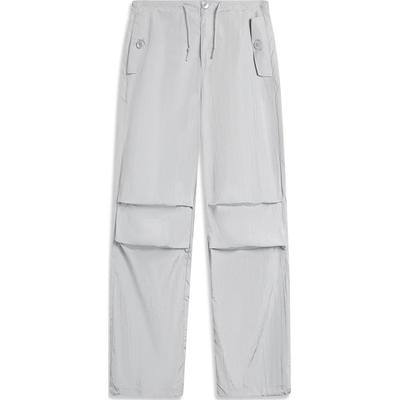 Collaborazione Li Ning X Disney Serie Samput Coniglio Comodi Casual Tinta Unita Gamba Dritta Larga Semplici Pantaloni Sportivi in Maglia AYKU636-4