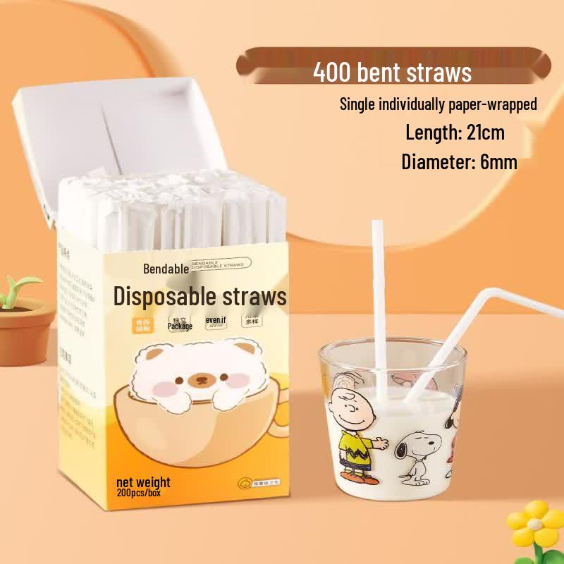 Qiwei Disposable Plastic Straws