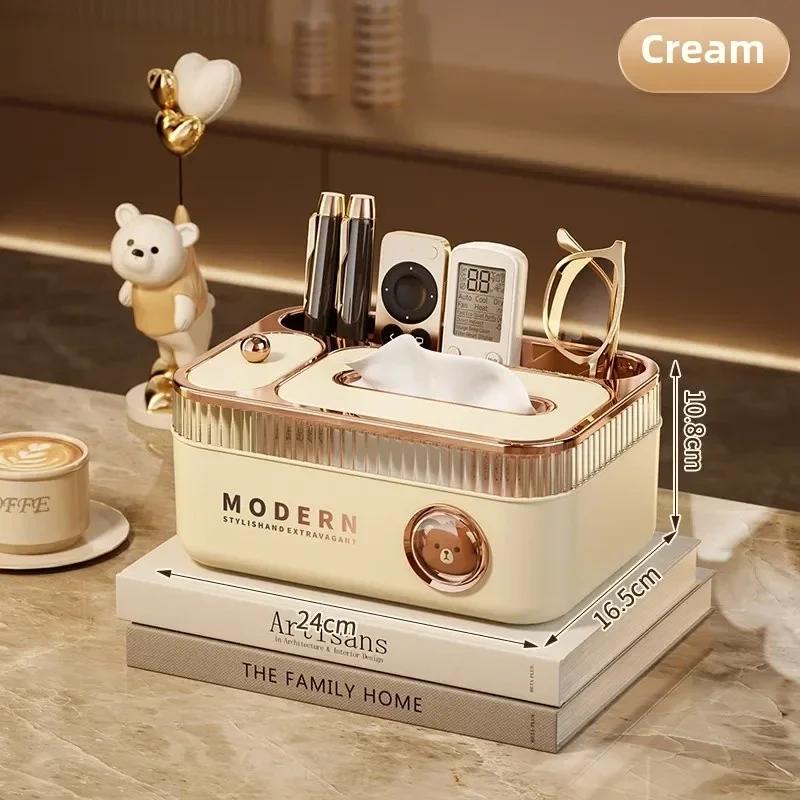 

Коробка для бумажных полотенец Многофункциональная Креативная Домашняя Гостиная Настольная Коробка-Ящик для хранения пульта дистанционного управления