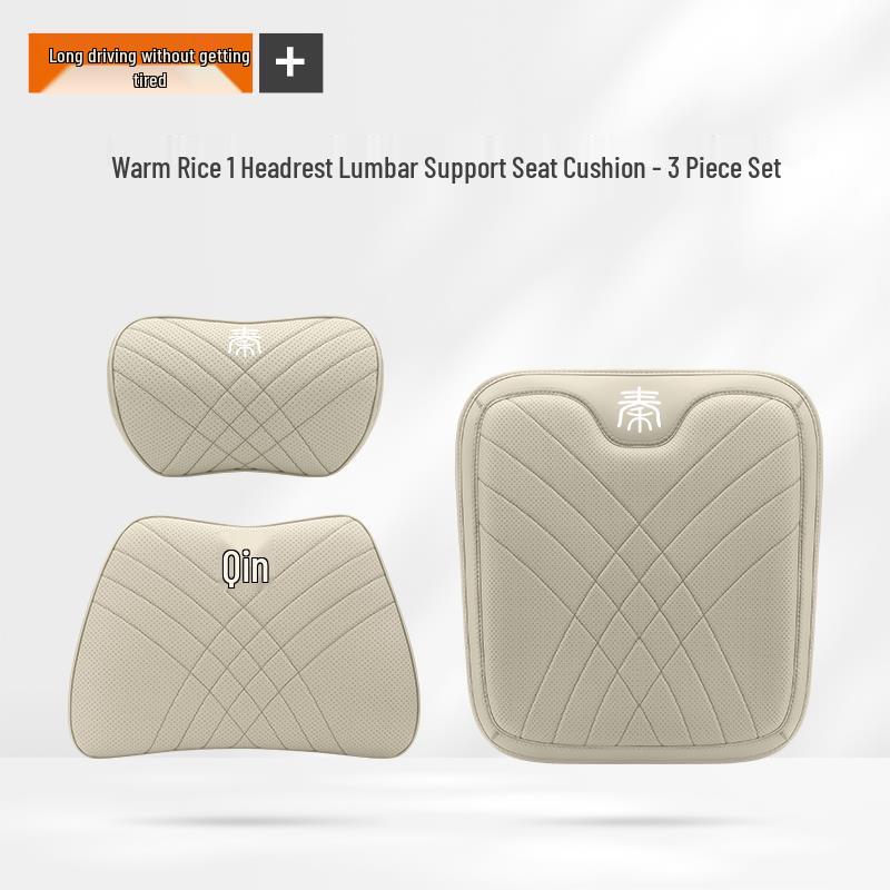BYD Qin L Car Neck and Lumbar Support Pillow for Sports Seat