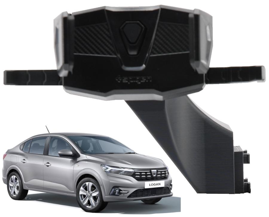 Suporte de telefone automático para dacia sandero 3, jogger, logan 3