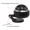 Mini Navigation Compass Camping Gear Small Compass Guide Ball For Marine Boat Vehicle Car Compass Black Car Decoration Car Parts